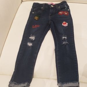 Girls Patch Jeans